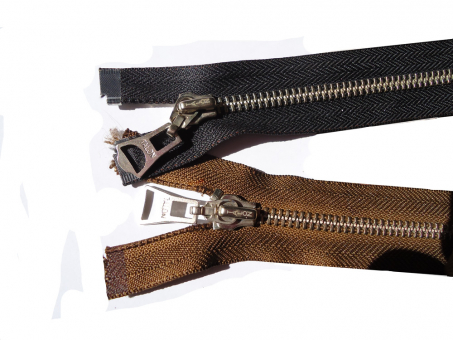 1 × 22'' inch Talon Repro vintage style brass jacket Zip-Zipper £7.49 -  PicClick UK