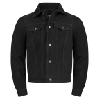 Leder-Jeans Jacke 