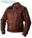 Fliegerjacke Hartmann  Pferdeleder Braun 