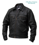 Fliegerjacke Hartmann Schwarz Pferdeleder 