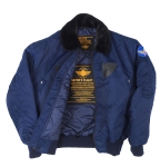 B-15 Nylon Bomber Blu 